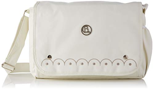 Chocolat Baby Bolso Carro Polipiel Blanco/Gris Logo - Bolsas de transporte