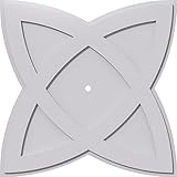 Ekena Millwork CMP30CM-01000 Cosmo Architectural Grade PVC Contemporary Urethane Ceiling Medallions 30