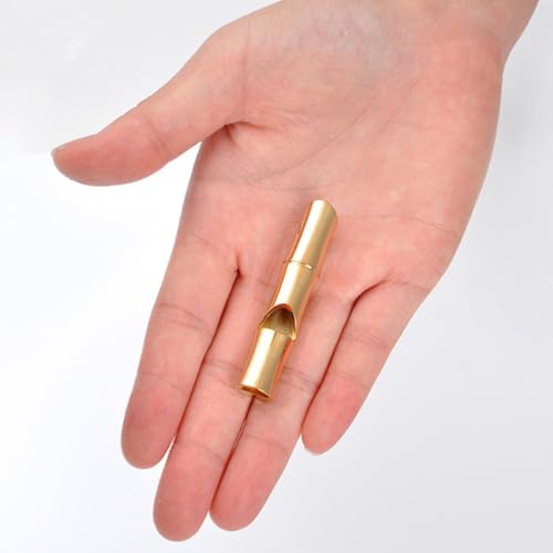 Set de 2 silbatos de emergencia de latón para exteriores miniatura 5