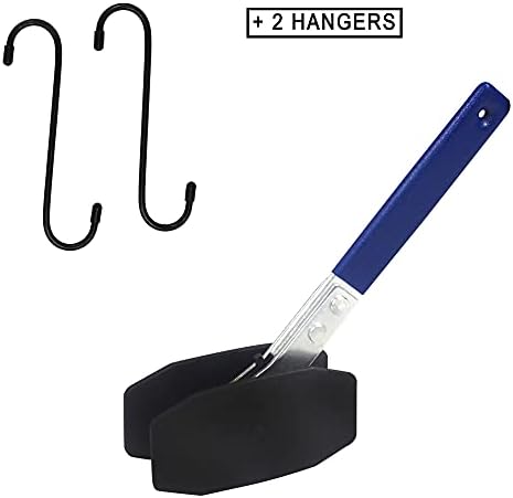 Brake Caliper Compression Tool, Brake Caliper Press Tool Disc Brake Pad Spreader Car Ratchet Piston Compressor Tool with 2 Caliper Hangers