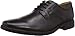 Clarks Tilden Plain, Zapatos Derby para Hombre, Negro (Black Leather), 43 EU