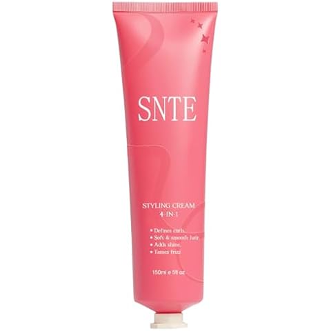 Styling Cream, 4-In-1 Hair Styling Cream for Flyaways, Add Shine Slick Back Hair Products, Non-greasy Hair Smoothing Cream, No White Flakes Curl Cream, No Chemical Flavors Fly Away Hair Tamer Cover