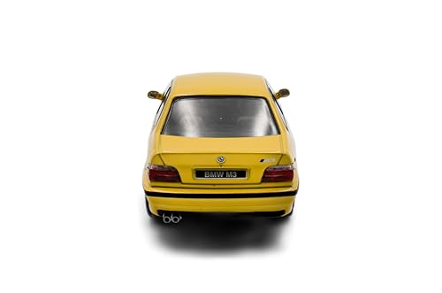 Modelo BMW M3 Coupé 1:43 amarillo Solido miniatura 4