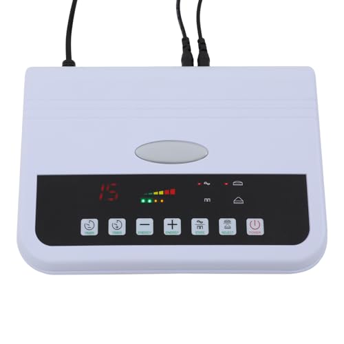Kdbinytt Appareil de massage à ultrasons 1,1 MHz - Avec 2 sondes - 6 niveaux - Minuterie 1 à 30 min - Appareil multifonction pour le visage, les yeux, les...
