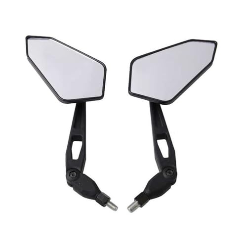 Espejo retrovisor de motocicleta para Yamaha MT07 MT09 MT10 FZ6 con cristal antirreflejo negro