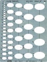 Gabarit de traçage de ellipses Dorapasu E217 règle japonaise 45 degrés No.1 31217