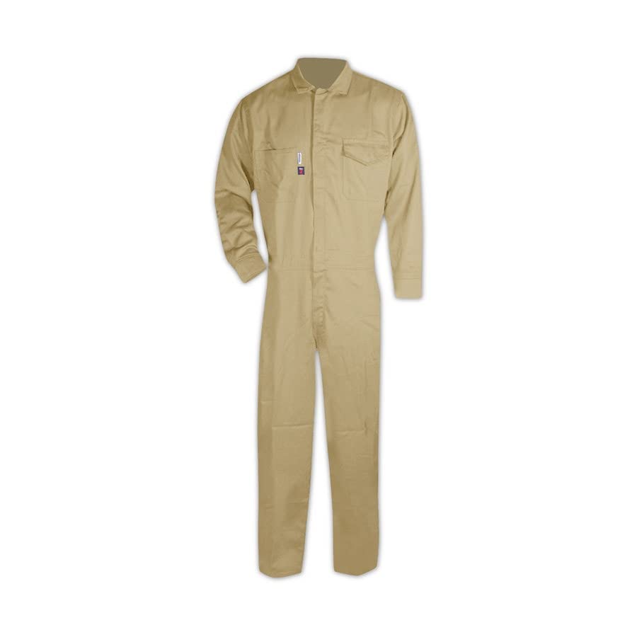 Authentic Crazy Deals Magid Glove & Safety CBK65DHXXL CBK65DH/CBN65DH Dual-Hazard 6.5 oz. FR 88/12 Contractor Coveralls, Khaki, 2XL, Flame Resistant Cotton Blend
