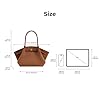 JW PEI Hana Moyen Sac Cabas pour Femme - Daim Synthétique Marron #2