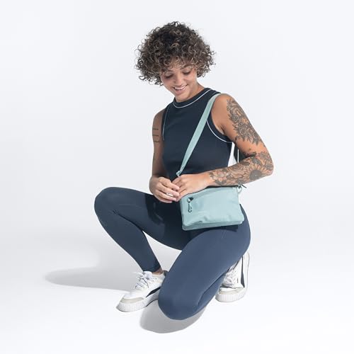 Image of Sherpani Zoom, Small Crossbody Purse, Nylon Crossbody Bag, Lightweight Cross Body Bag, Sleek Dual Pouch, Purses for Women