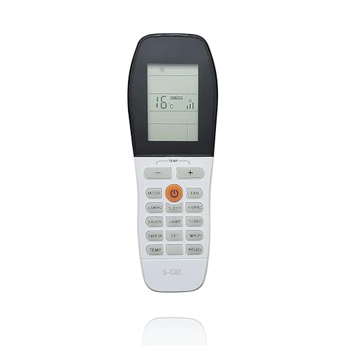 Image of S-CAT Compatible with Voltas AC Remote Control Original Model 248 (No Backlight) Suitable for 1 1.5 2 Ton Split & Window AC (Match Old Remote Exactly, for Any Issues Contact Customer Care)