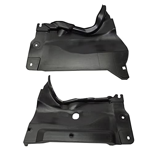 Garage-Pro Set of 2 Engine Splash Shield For 2010-2013 Mazda 3 Driver and Passenger Side Rear