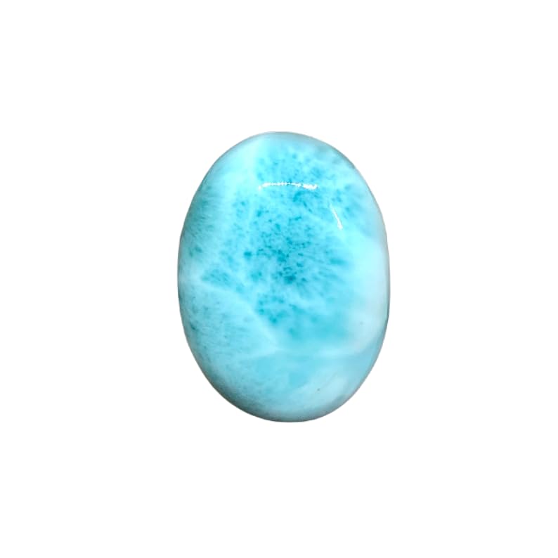 Larimar de qualité gemme ovale 24 mm pour joaillerie fine DIY