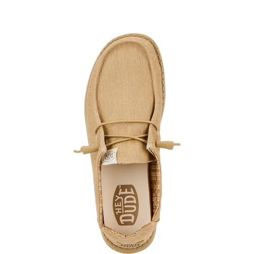 Image of HEYDUDE Women's Wendy Stretch Canvas Slip On Shoes | Easy On Loafer