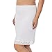 Jones New York womens Silky Touch 23 Anti-cling Knee Length Half Slip, White, Large US