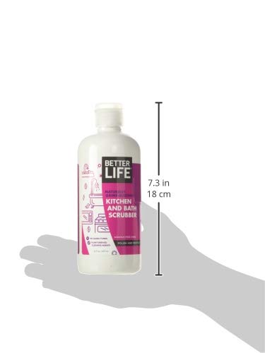 Better Life Natural Kitchen and Bath Scrubber, 16 Ounce (Pack of 1), Glass