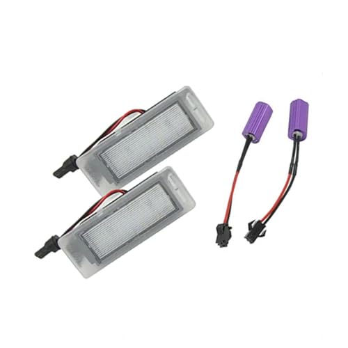 Luz de matrícula LED para Cruze y Camaro evita multas por luz fundida