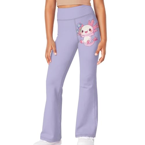 Girls Flare Leggings Cute Bell Bottoms for Teen Girls Wide Leg Sweatpants for 5-14 T3