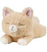 りぶはあと ミニクッション くたっとびより 茶ネコ (全長約30cm) 猫 ふわふわ アームレスト ぬいぐるみ 37110-32