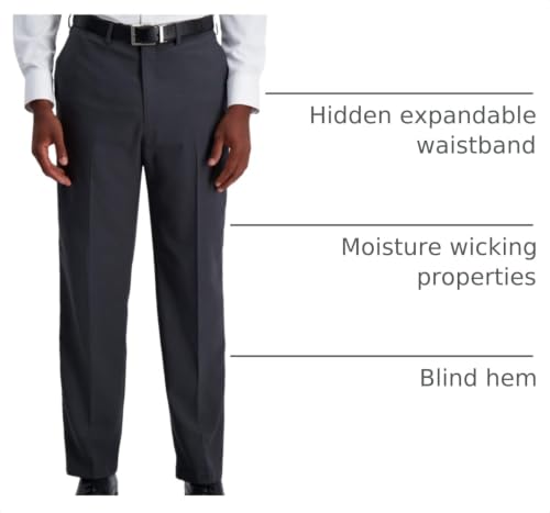 Image of Haggar Men's Premium Comfort Classic Fit Flat Front Dress Pant