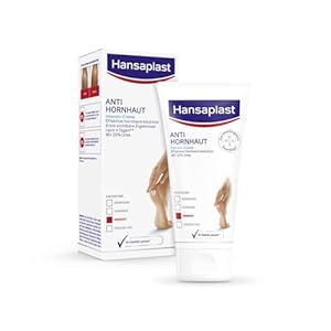 Hansaplast Anti Hornhaut Intensiv-Creme (75 ml), Fußcreme zum Hornhaut entfernen, feuchtigkeitsspendende Hornhaut Creme pflegt sehr trockene Haut mit Urea