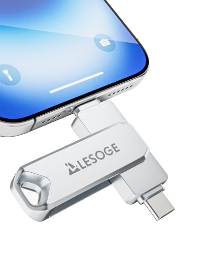 LESOGE Photostick USB C Pendrive 128G