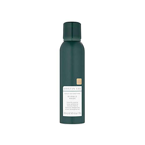 Kristin Ess Scalp Detoxifying Bubble Mask, Pre-Shampoo Foaming Scalp Treatment, 4.5 Ounces