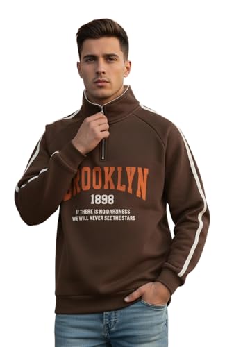 Image of SHAIRA FASHION Men's Cotton Blend Regular Fit Hooded Sweatshirt | Stylish Casual Wear Winter Sweatshirt for Men I Gym Warm Travel Hoodies for Boys