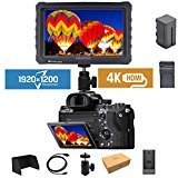 LILLIPUT BLACK A7S 7" 1920x1200 IPS Screen Camera Field Monitor 4K HDMI Input output Video For DSLR Mirrorless Camera SONY A7S II A6500 Panasonic GH5 Canon 5D Mark IV DJI Ronin M