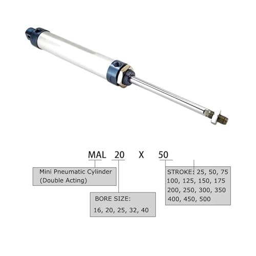 Cylindre pneumatique MAL pour automatiser les lignes d'assemblage d'usine