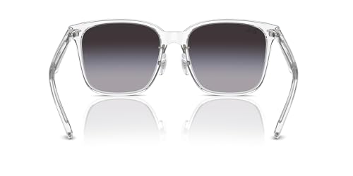 Ray-Ban RB2206D Sunglasses, Transparent/Grey Gradient Blue, 57 mm - image 4