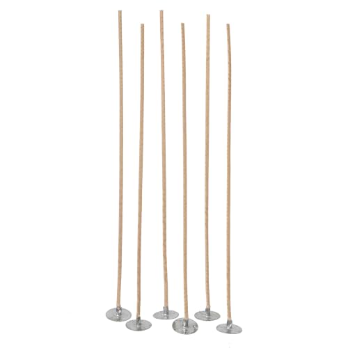 Mechas grandes para velas con clips, 12 paquetes miniatura 4