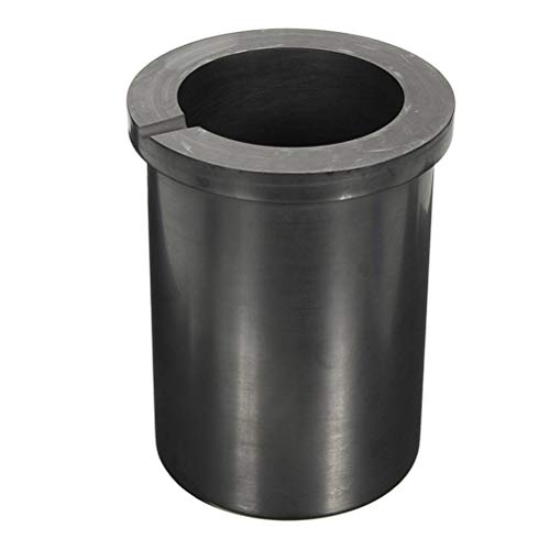 VILLCASE 1pièce Crucible Graphite Pot De Fusion Graphite De Haute Pureté pour Or Cuivre Et Laiton Résistance Thermique Et Contamination Minimale