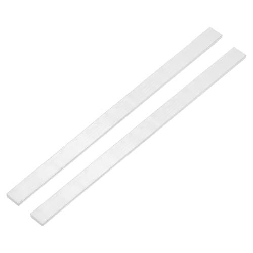 uxcell Square Aluminum Flat Bar, 2Pcs 1/8" Thickness 3/4" Width