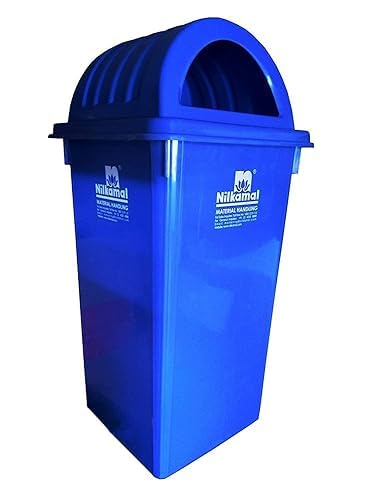 新品 NAVY The Garbage & SSZ the 5:52 cap Nilkamal Plastic Garbage Open-Top Waste Bin 60 L (Blue) : Amazon