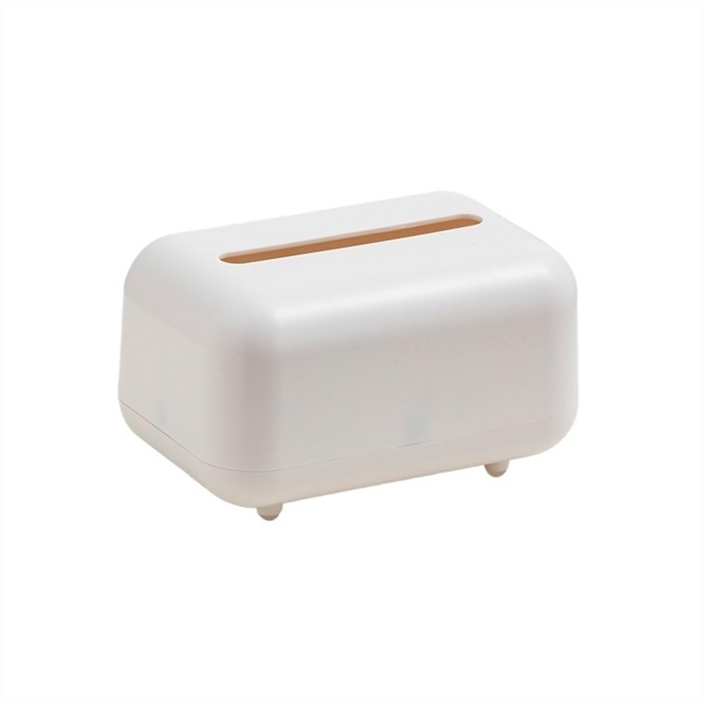 Xdgsdrdf White Holders Napkin Holder Tissue Dispenser Facial Living Room Coffee(White)