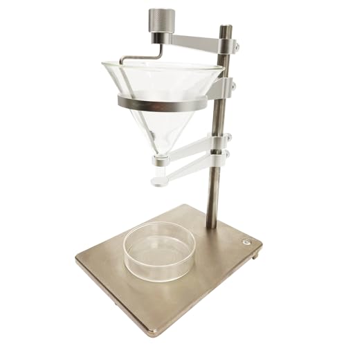 TECHTONGDA Angle of Repose Tester Stive Particles Angle of Repose Measuring Instrument Stainless Steel UM Level Accuracy