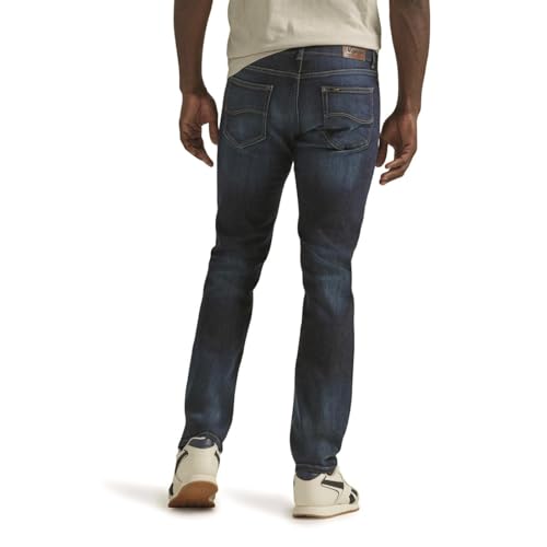 Lee Extreme Motion Slim Straight Jean Trip W28 L30 Brown2