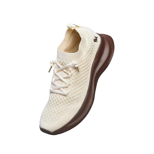 Image of Neeman's Knit Gliders Men Sneakers | Stylish Casual Shoes for Men with Airknit Breathable Upper | Anti-Skid EVA Sole Footwear | Lightweight Lace-Up Sneaker