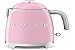 Smeg KLF05PKEU - Mini bollitore, colore: rosa