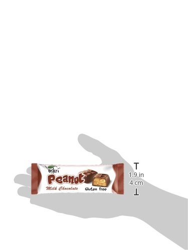 Oskri - Mini Snacks Milk Chocolate, Peanut, 40 Count (Pack of 40 )
