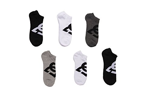 DC 6-Pack Men's Sport No Show Socks Assorted, 10-13 Size (Shoe Size 6-12.5)2