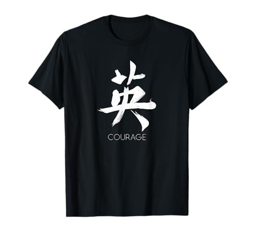 Camiseta Courage Chinese Character Camiseta