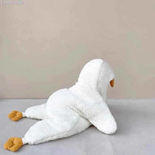 Keenso Baby Onesie,Baby Onesie White Goose Cute Warm Practical Wool Polyester Skin Friendly Jumpsuit Toddler for Winter2