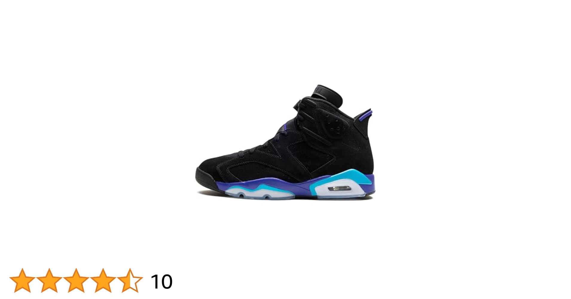 Air Jordan 6 Retro ブラック/ブルー 9.5 JORDAN BRAND AIR JORDAN 6 RETRO BLACK/BRIGHT CONCORD