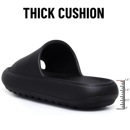 Image of Comwarm Cloud Slide Sandals for Women Men Ultra Comfort Recovery Slippers | Soft Summer Beach Shoes with Low Arch Support, Non-Slip Lightweight Pillow Slides