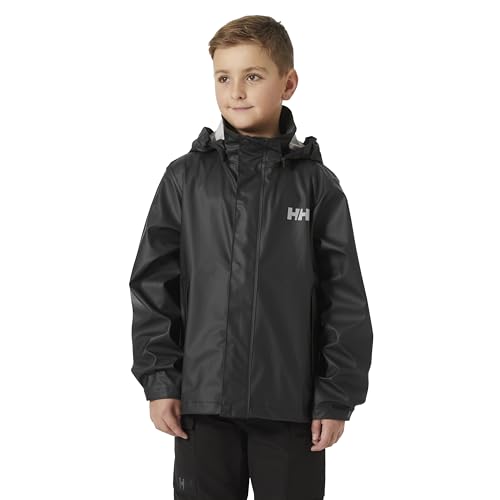Image of Helly Hansen Junior Moss Jacket - Unisex Coat with HELOX, YKK Zipper, Detachable Hood, Adjustable Cuffs & Hem, Hand Pockets