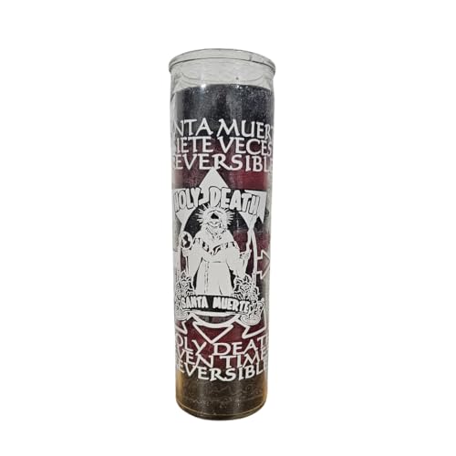 Generic Santa Muerte 7X Reversible 7 Day Ritual Glass Candle