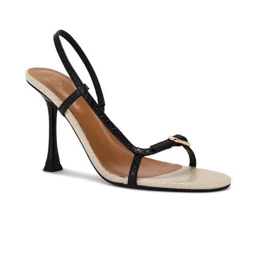 Strappy Heels for Women Open Round Toe Ankle Strap Buckle Pumps Casual Dressy Wedding Shoes2