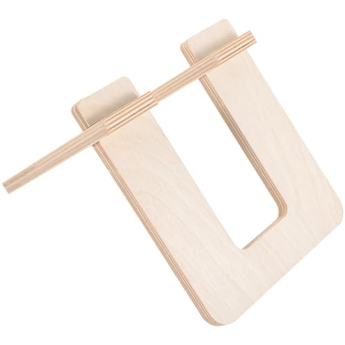 GAROZATION Soporte para Bicicletas y Scooter de Madera, Modelo DIY Portátil, Función de Ahorro de Espacio, para Almacenamiento en Interiores y Exteriores
