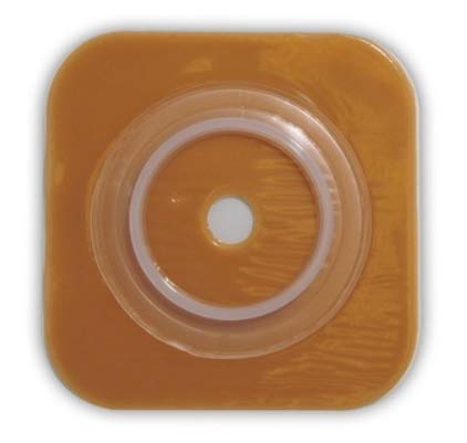 ConvaTec 401575 SUR-FIT Natura Two-Piece Stomahesive Skin Barrier, No Tape Collar, Cut-to-Fit, 1-3/4" Flange, 4" Length, 4" Width, Pack of 10